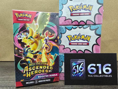 [ASC - EN] Pokemon Mega Evolution: Ascended Heroes Booster Bundle (Shrinked)